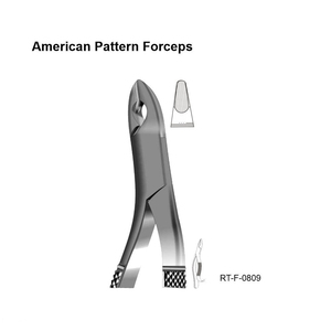 Forceps d'extraction dentaire ergonomiques de type américain en acier inoxydable par Roboz Tech Pakistan - Product Image 6