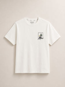 เสื้อยืดโอเวอร์ไซส์ผ้าคอตตอนผสมเนื้อหนัก 290 GSM พรีเมียม สกรีนลายสตรีทแวร์ตามสั่ง ยูนิเซ็กส์ รับผลิตแบบ OEM ODM พร้อมส่ง - Product Image 1
