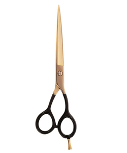 Tijeras de peluquería de plástico, juego de tijeras de acero inoxidable con mango de plástico, tijeras de barbero, peine, tijeras de barbero para cortar el cabello - Product Image 1