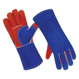 Guantes de Soldadura de Cuero Vacuno de Alta Calidad, Resistentes al Calor, Antivibración, con Puño de Seguridad Grueso, Guantes para Bomberos - Product Image 1