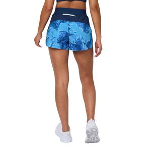 Shorts de Yoga Personalizados al por Mayor para Mujer, Cintura Media, con Cinturón, Spandex, Nailon, Shorts Deportivos para Entrenamiento y Deportes - Product Image 4