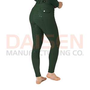 Leggings d'équitation pour femmes, taille haute, avec grip en silicone, extensibles, confortables, pour l'entraînement et l'équitation - Product Image 3