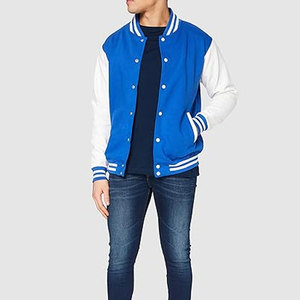 Varsity Jacket Classic College Letterman Style Custom Logo Soft Material Comfortable Fit High Quality Fashion Outerwear - Product Image 1