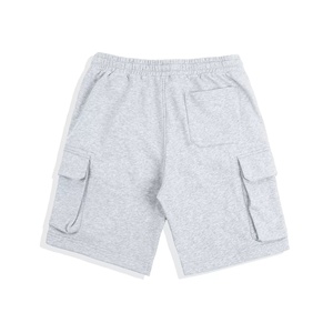 Shorts de sport pour hommes OEM Streetwear 100% coton molletonné avec logo personnalisé, 5 pouces, pour la gym, l'entraînement, le running, en French Terry, style cargo - Product Image 2