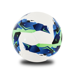 Ballon de football personnalisé avec logo, cousu à la machine, en PU, ballon de football professionnel standard pour entraînement et matchs, adulte - Product Image 1