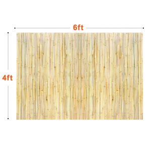 Recinzione Naturale in Bambù per Privacy, 1,2 m di Altezza x 1,8 m di Lunghezza, Ecologica, Schermo Decorativo in Bambù Arrotolato 0,75 D, Divisorio per Ambienti - Product Image 5