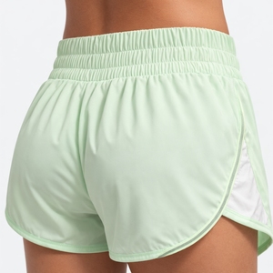 Shorts Deportivos de Cintura Alta para Mujer, Transpirables, de Secado Rápido, Cintura Elástica, para Gimnasio, Fitness, Deportes, Ajuste Cómodo, Verano - Product Image 5