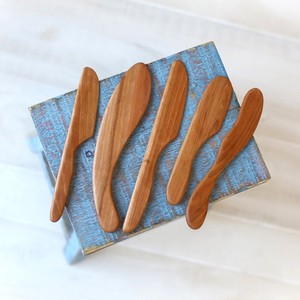 Juego de cuchillos para servir de cocina, los más vendidos, cuchillos de madera natural para untar mantequilla, queso y crema - Product Image 5