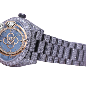 Reloj de Moissanita Premium para Hombre, con Diamantes VVS, Acero Inoxidable, Reloj de Pulsera de Lujo - Product Image 3