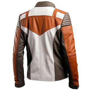 Chaqueta de Motociclista para Hombre, Nueva Llegada, Chaqueta de Motocicleta Resistente a la Abrasión, Chaqueta de Cuero Genuino para Motociclismo y Carreras - Product Image 2
