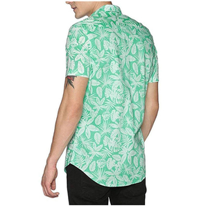 Chemise hawaïenne personnalisée avec logo imprimé par sublimation, manches courtes, été, plage, décontractée, grande taille, coupe classique - Product Image 4