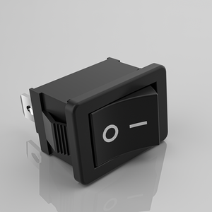Kcd1 2 पिन काले छोटे रॉकर स्विच kcd1 6a 125v 10a 250v 10x15mm 15x21 मिमी नायलॉन नाव आकार स्विच - Product Image 2