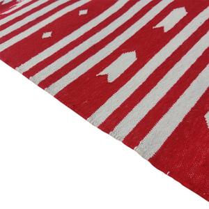 Alfombra Dhurrie Runner de algodón de estilo étnico para uso en cocina o sesiones de yoga sereno 009 - Product Image 5