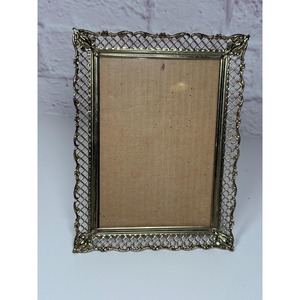Marco de Fotos Metálico Ligero y Decorativo, Rectangular, Vertical, para Mesa, Ecológico, Estilo Vintage - Product Image 1