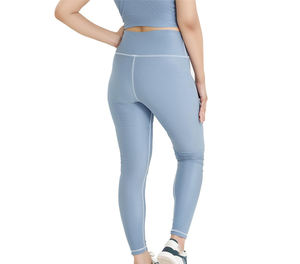 Leggings sans couture bleu clair pour femmes, style tendance, vente en gros, fabriqués au Pakistan, leggings pour femmes en vente - Product Image 6