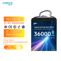 Batterie lithium-ion rechargeable NMC semi-solide de qualité supérieure XINGTO 6S 12S 14S 24S 28S 36000mah 330Wh/kg 10C pour drone UAV