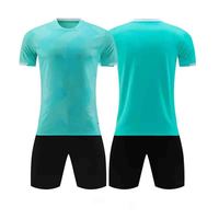 Ensemble maillot et short de football personnalisés par sublimation, 100 % polyester, séchage rapide, respirant et anti-humidité, tenue de sport