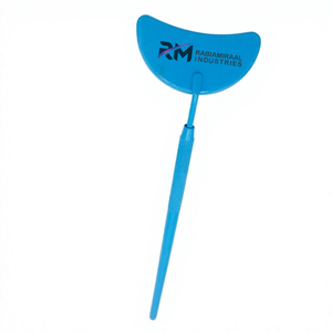 Sky blue Powder Coated Color Private Label Lash Inspection <b>Mirror</b> <b>Moon</b> Shape Custom Shape Eyelash Extension Beauty Tool - Product Image 1