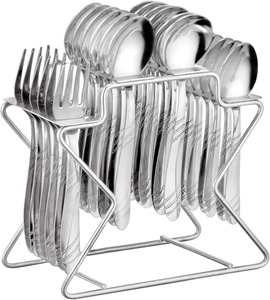 Juego de Cubiertos de Acero Inoxidable de Lujo, Tenedor, Cuchara, Cuchillo, Vajilla Duradera, Cubertería para Cocina, Comedor, Hogar y Restaurante - Product Image 4