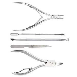 Juego de Manicura y Pedicura Profesional de Lujo, 5 Piezas, Cortaúñas y Herramientas de Acero Inoxidable para el Cuidado de las Uñas - Product Image 3
