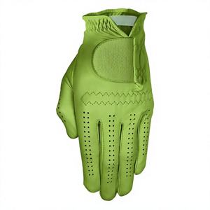 Gant de golf en cuir Cabretta vert respirant et léger pour droitier, antidérapant, fermeture à enfiler, pour homme, sport - Product Image 5