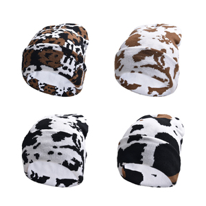 Unisex Camouflage Beanie <b>Winter</b> <b>Hat</b> 100% Acrylic Knitted Casual Outdoor Style Adult Fit 56-58CM - Product Image 1