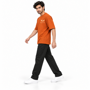 T-shirt personnalisé pour homme en toile 100 % coton, super doux, respirant, écologique, séchage rapide, anti-plis, col rond, coupe classique - Product Image 1