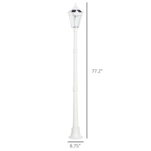 77\" Vintage Street Lamp Post <b>Light</b> Waterproof Aluminum Outdoor <b>Motion</b> Activated <b>Sensor</b> PIR Adjustable Brightness Pillar <b>Lights</b> - Product Image 6