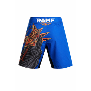 High Quality Custom Sublimation Fight <b>Grappling</b> BJJ Mid-Thigh <b>Shorts</b> MMA - Product Image 4