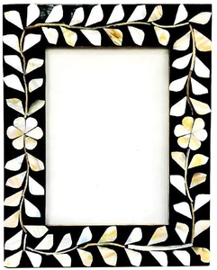 Handmade Fancy Handicraft Natural Bone Inlay Eco-friendly Durable <b>Rustic</b> Modern Tabletop Decorative Photo Frame Uttar Pradesh - Product Image 2