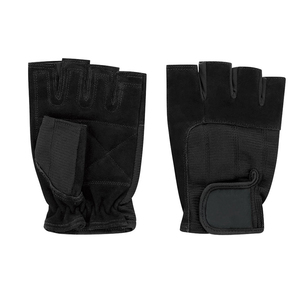 Gants de musculation en cuir de qualité supérieure à demi-doigts avec sangle de soutien du poignet, antidérapants, pour l'entraînement en salle de sport et le fitness - Product Image 1