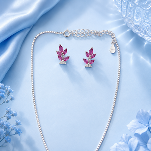 925 <b>Sterling</b> <b>Silver</b> Four Leaf Clover Necklace Zircon Pendant <b>Chain</b> Jewelry <b>for</b> <b>Women</b> Gift Party - Product Image 2