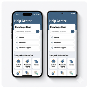 Aplicación de Atención al Cliente de Royalcraft: Gestión de Tickets, Soporte al Cliente, Chat en Vivo y Seguimiento de Problemas iOS/Android - Product Image 4