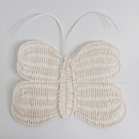 Décoration murale bohème en rotin DIY à prix abordable, forme de fleur pour chambre d'enfant, jouets pour bébés en gros fabriqués au Vietnam