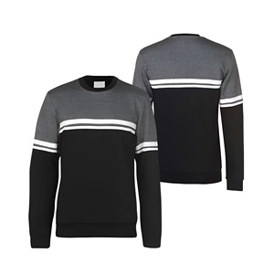 Sweat-shirt à col rond oversize pour homme de haute qualité, en coton molletonné, style streetwear décontracté, vente en gros OEM - Product Image 6