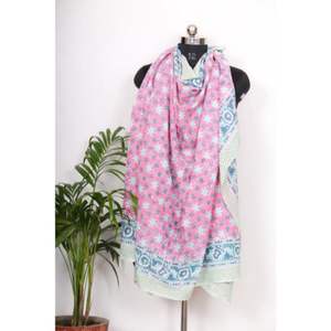 ผ้าปาเรโอผ้าซารองสำหรับผู้หญิง 100% ผ้าฝ้าย พิมพ์ลายด้วยมือ เหมาะสำหรับใส่ไปชายหาด และผ้าปาเรโอผ้าซารองสำหรับเด็กผู้หญิงแบบไม่มีแขน น้ำหนักเบา สวมใส่สบาย - Product Image 1