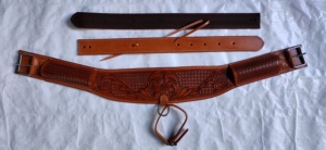 Sangle de Selle Western en Cuir pour Cheval avec Taille et Couleur Personnalisables, OEM/ODM Disponibles, Meilleure Qualité à Prix de Gros - Product Image 3