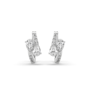 Pendientes de Diamante Creado en Laboratorio de 0.99Ct, Corte Pera Único, Oro de 14KT, Joyería Ligera y Elegante para Minoristas - Product Image 6