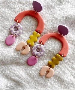 Pendientes Étnicos de Resina Epoxi Hechos a Mano, Elegantes y Modernos, para Fiestas y Eventos, Joyería de Moda - Product Image 6