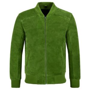 Smart Range Leather <b>Men's</b> Genuine Cow <b>Suede</b> Leather Bomber <b>Jacket</b> YKK Zips Winter Retro Casual ODM Private Label Wholesale - Product Image 5