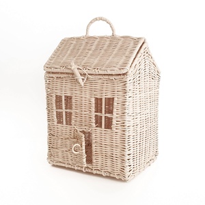 Low price hand weaving rattan children handbag multi design sustainable <b>storage</b> <b>basket</b> for toddler - Product Image 1