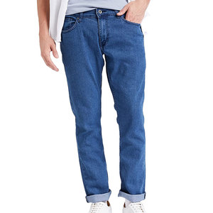 Pantalons en jean modernes, coupe slim, extensibles, confortables pour un usage quotidien, sorties décontractées et style streetwear, pantalons pour hommes - Product Image 1