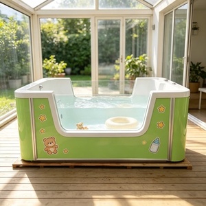 <span class=keywords><strong>Bañera</strong></span> de Hidromasaje Ecológica para Bebés <span class=keywords><strong>con</strong></span> Jets Acrílicos y Masaje para la Relajación del Recién Nacido - Product Image 6