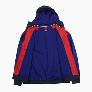 Men's Color Blocked Hooded <b>Racer</b> <b>Jacket</b> Zip Fly Regular Fit All Seasons Outdoor Wear 100% Polyester Shell Water Resistant - Product Image 3
