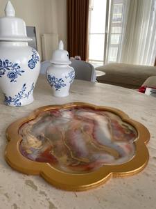 Bandeja de madera impresa para escritorio de oficina, bandeja de madera impresa para papelería, para espacio de trabajo profesional, suministro al por mayor de bandejas de servicio - Product Image 5