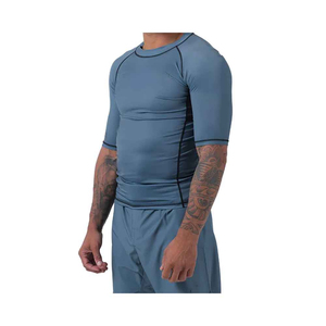 New Adults Women's Quick Dry Fitted MMA Rash Guards Made with Spandex/<b>Polyester</b> for Wholesale Long Sleeve - Product Image 1