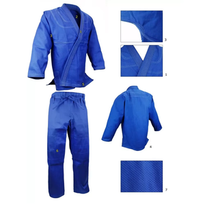 Kimono de Jiu Jitsu Personalizado de Alta Calidad, Unisex, de Algodón, para Entrenamiento de Artes Marciales, con Logotipo Frontal, Servicio OEM - Product Image 6