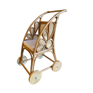 Cochecito de ratán tejido a mano de alta calidad para muñecas, juguetes para niños, muebles infantiles al por mayor de fábrica de Vietnam, buen precio. - Product Image 2