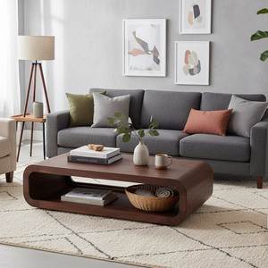 Modern <b>Rectangle</b> Wooden Handcrafted <b>Coffee</b> <b>Table</b> Living Room Center <b>Table</b> Rustic Teak Style Occasional Sofa <b>Table</b> Floor Mount - Product Image 4