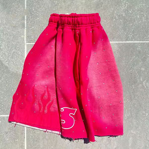 Shorts pour hommes à séchage rapide et respirants, les plus vendus, décontractés, de bonne qualité, effet délavé, pour l'été, avec cordon de serrage, logo personnalisé - Product Image 5